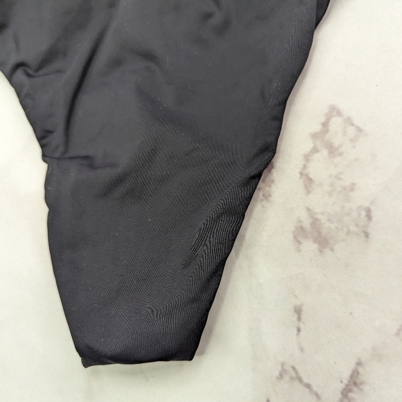 Good American Swim Bottom Women 1 Small Black Waist Cincher Framer High Rise - Picture 5 of 12